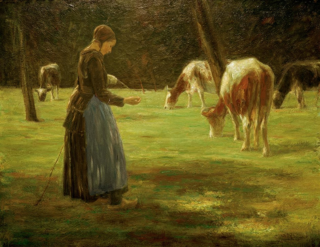 Pastorella di mucche da Max Liebermann