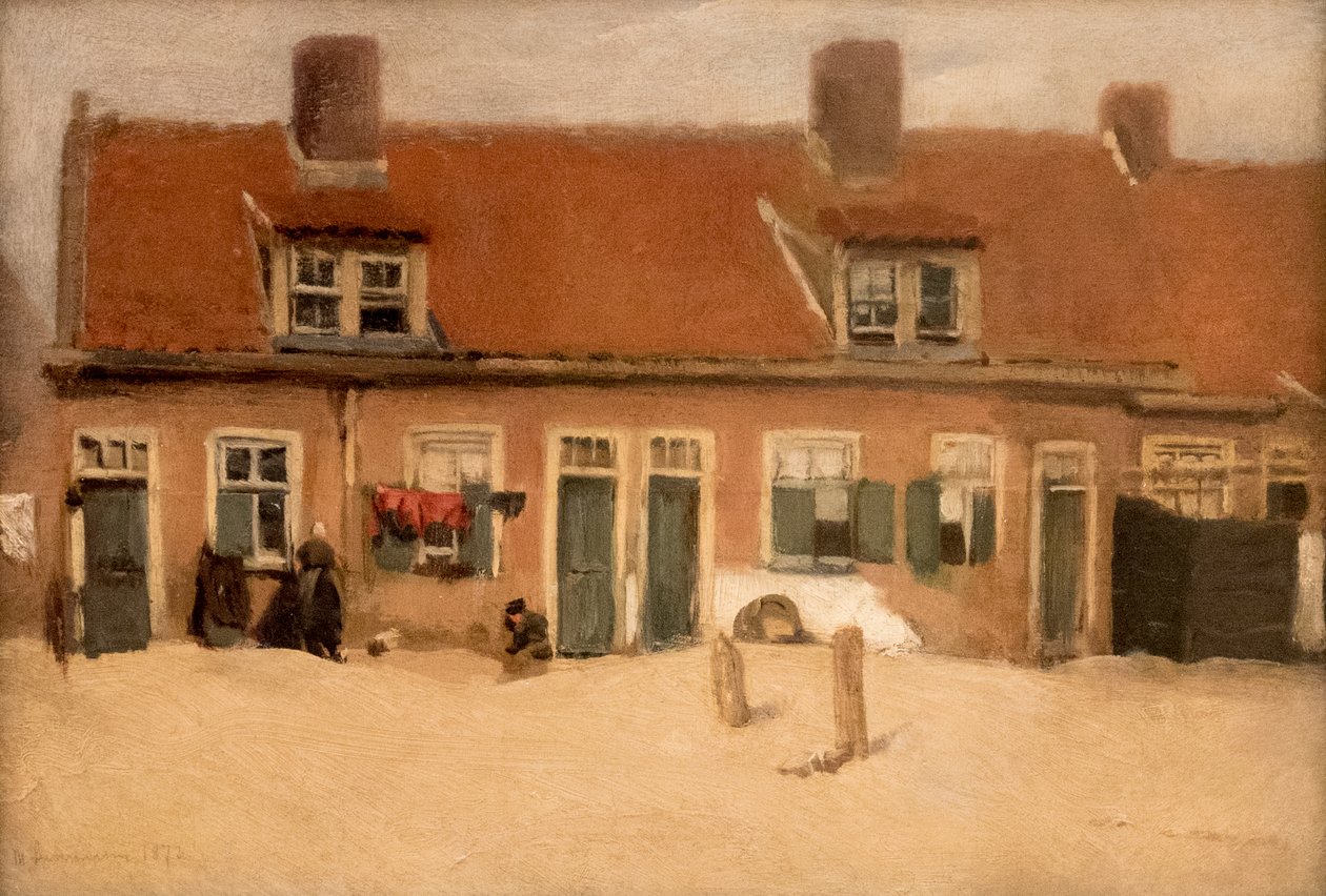 Max Liebermann, Vecchie case a Scheveningen, 1897, MGS-20160312-001 da Max Liebermann