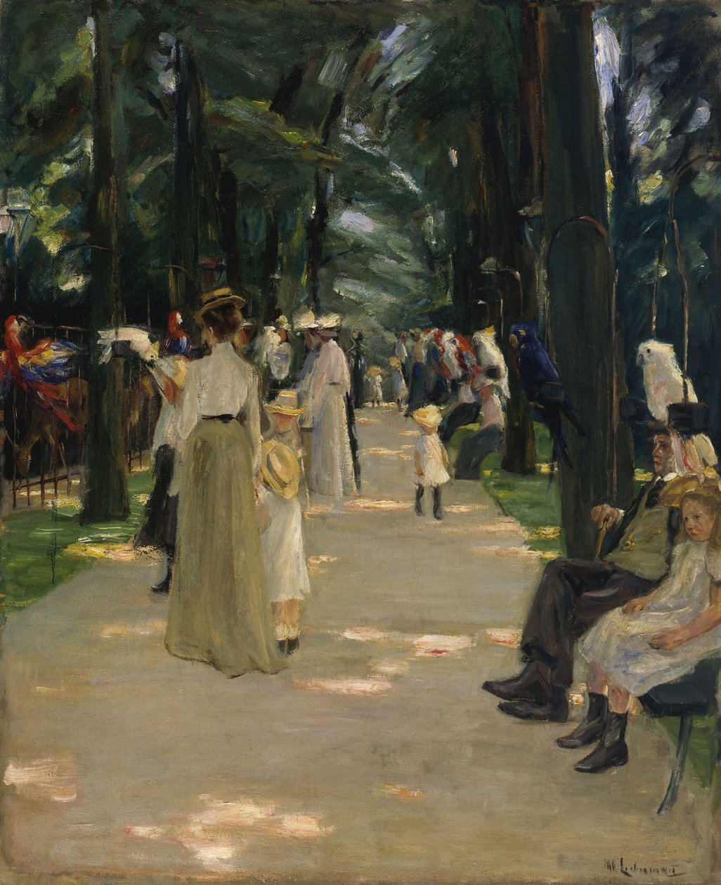 Vicolo dei pappagalli da Max Liebermann