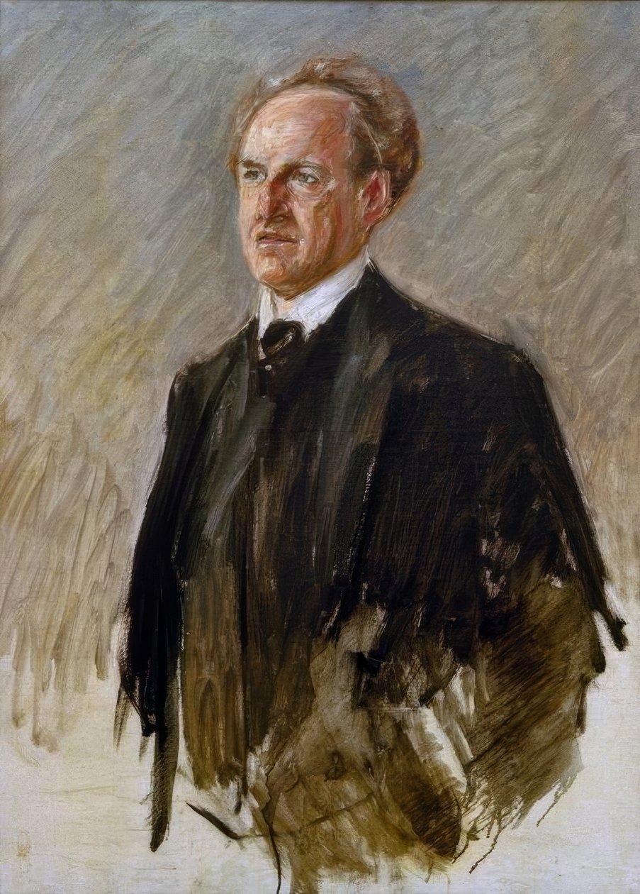 Ritratto di Gerhart Hauptmann da Max Liebermann