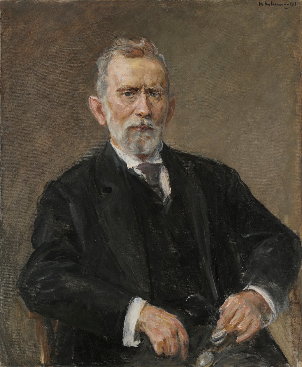 Ritratto del chimico Paul Ehrlich da Max Liebermann