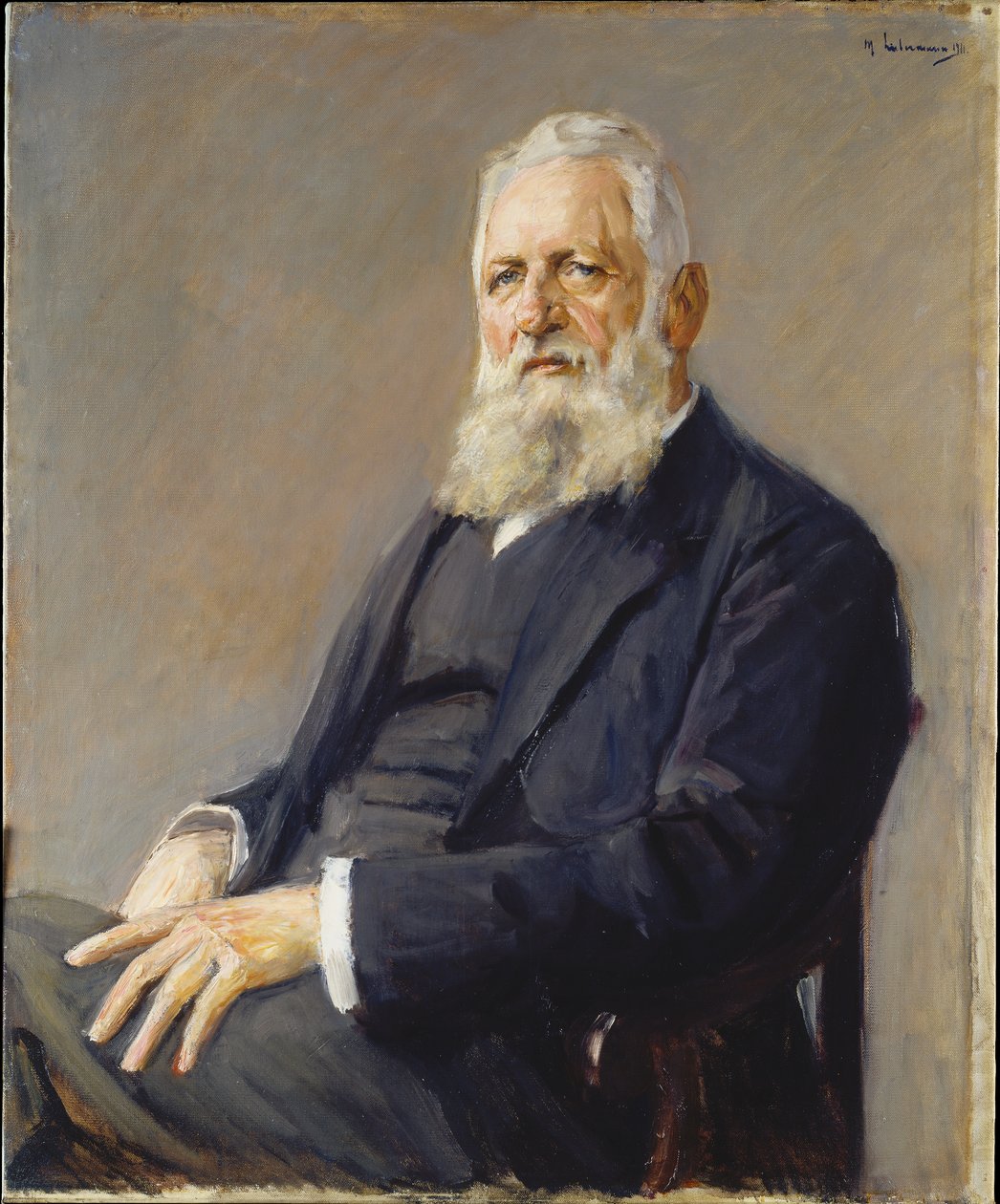 Ritratto di Franz Adickes, sindaco di Francoforte da Max Liebermann
