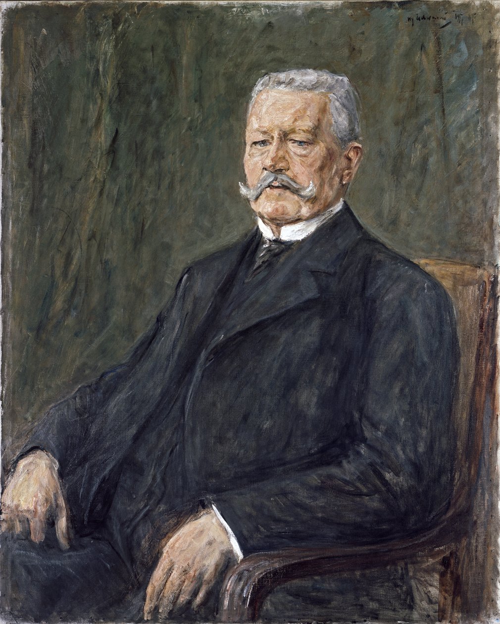 Ritratto di Paul von Hindenburg da Max Liebermann