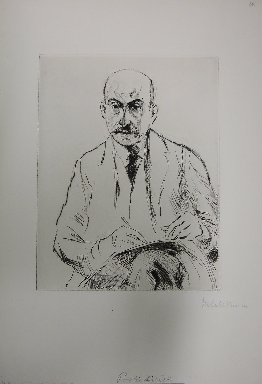 Autoritratto a 70 anni da Max Liebermann