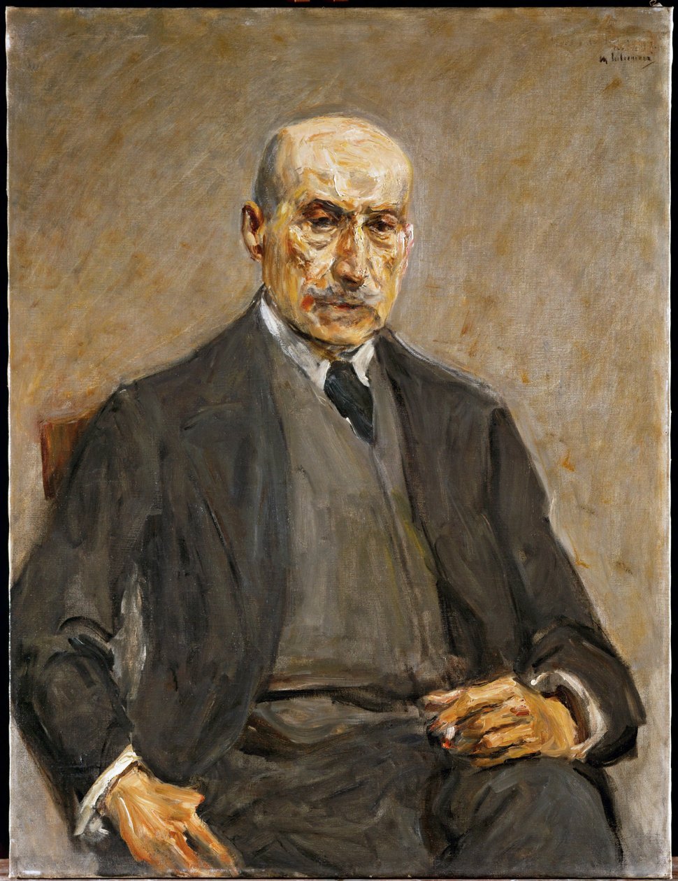Autoritratto (ansimante) da Max Liebermann