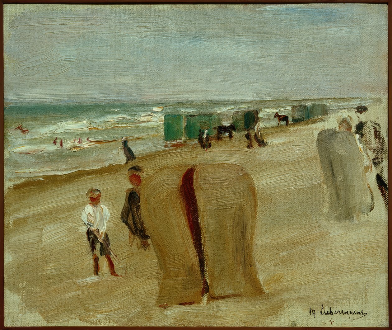 Scena di spiaggia a Noordwijk da Max Liebermann