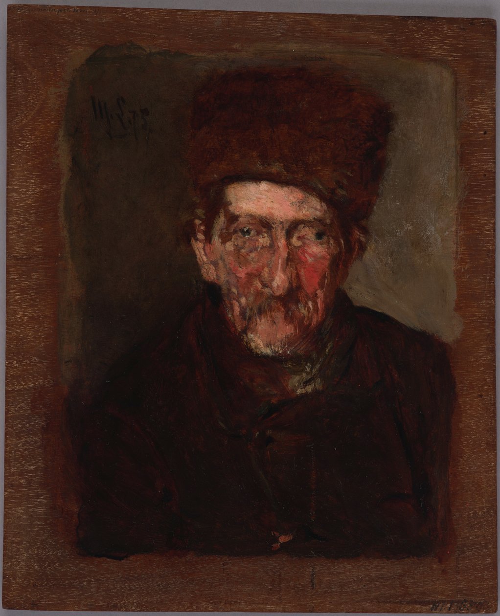 Studio di un busto di uomo e donna (quadro bifacciale) da Max Liebermann