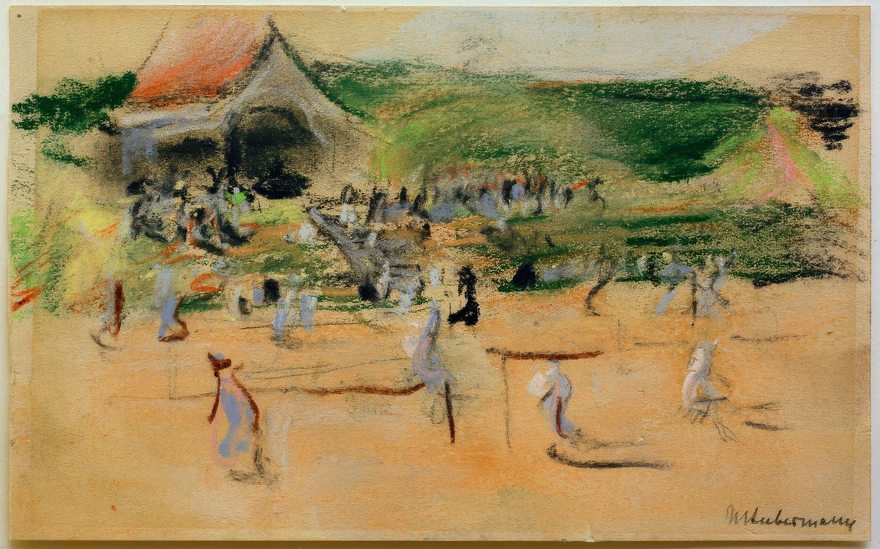 Campo da tennis a Noordwijk da Max Liebermann