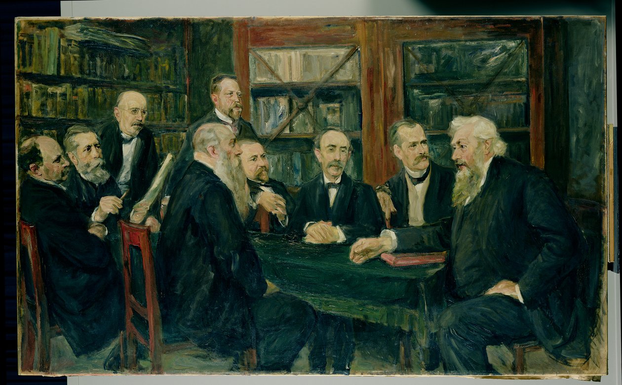 La Convenzione di Amburgo dei Professori da Max Liebermann