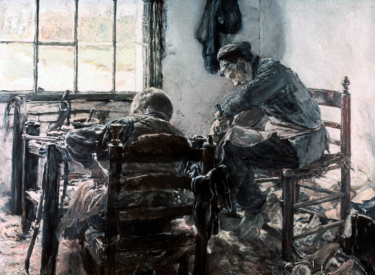 Officina del calzolaio da Max Liebermann