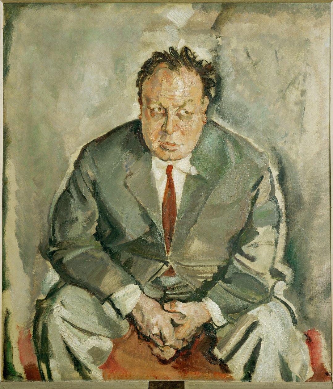 Attore Emil Jannings (dipinto su tela) da Max Oppenheimer