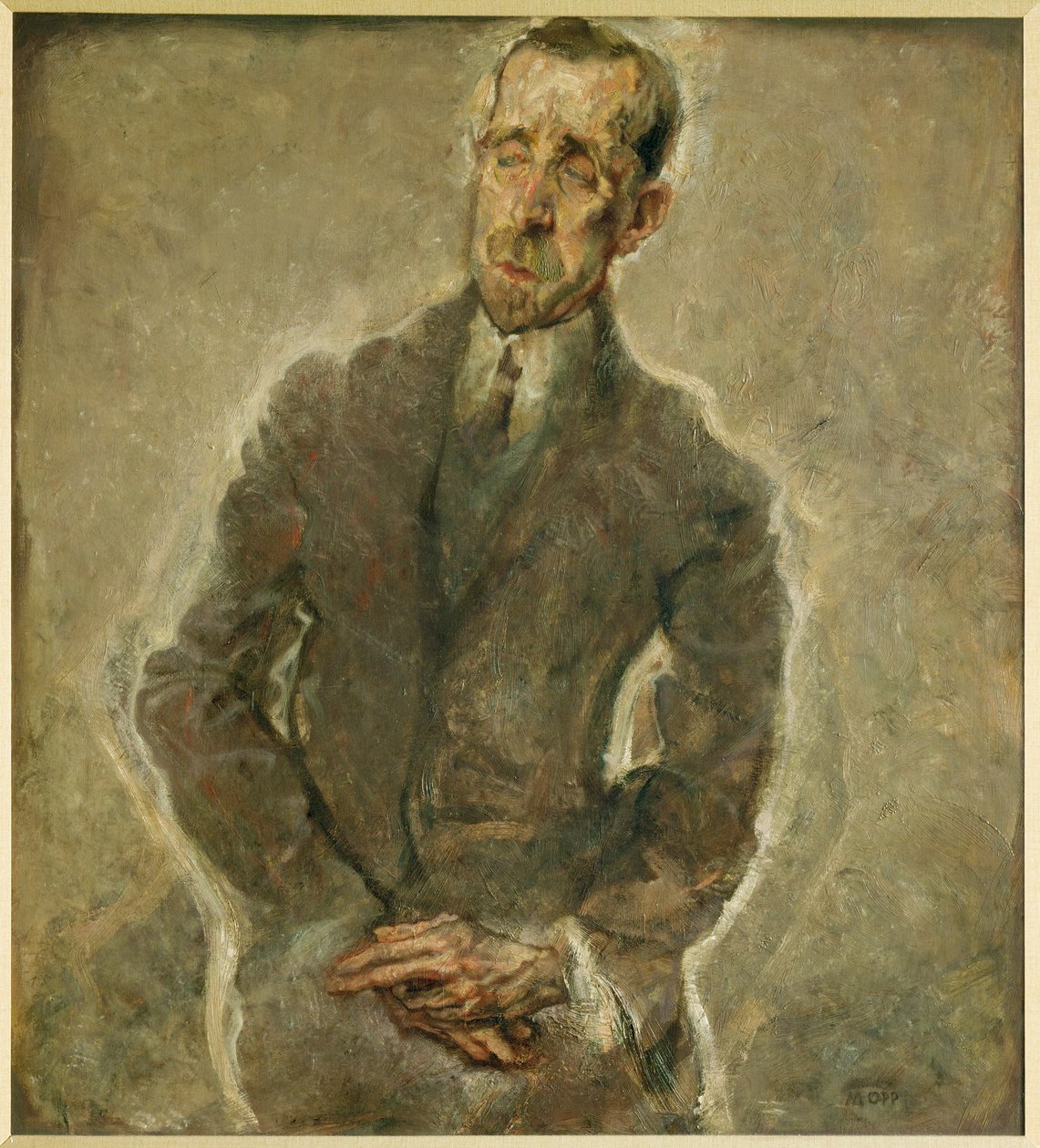 Lo scrittore Heinrich Mann, fratello di Thomas da Max Oppenheimer