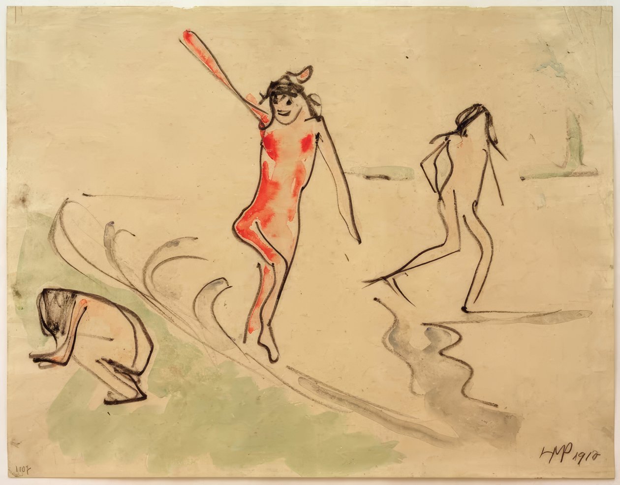 In riva al lago da Max Pechstein