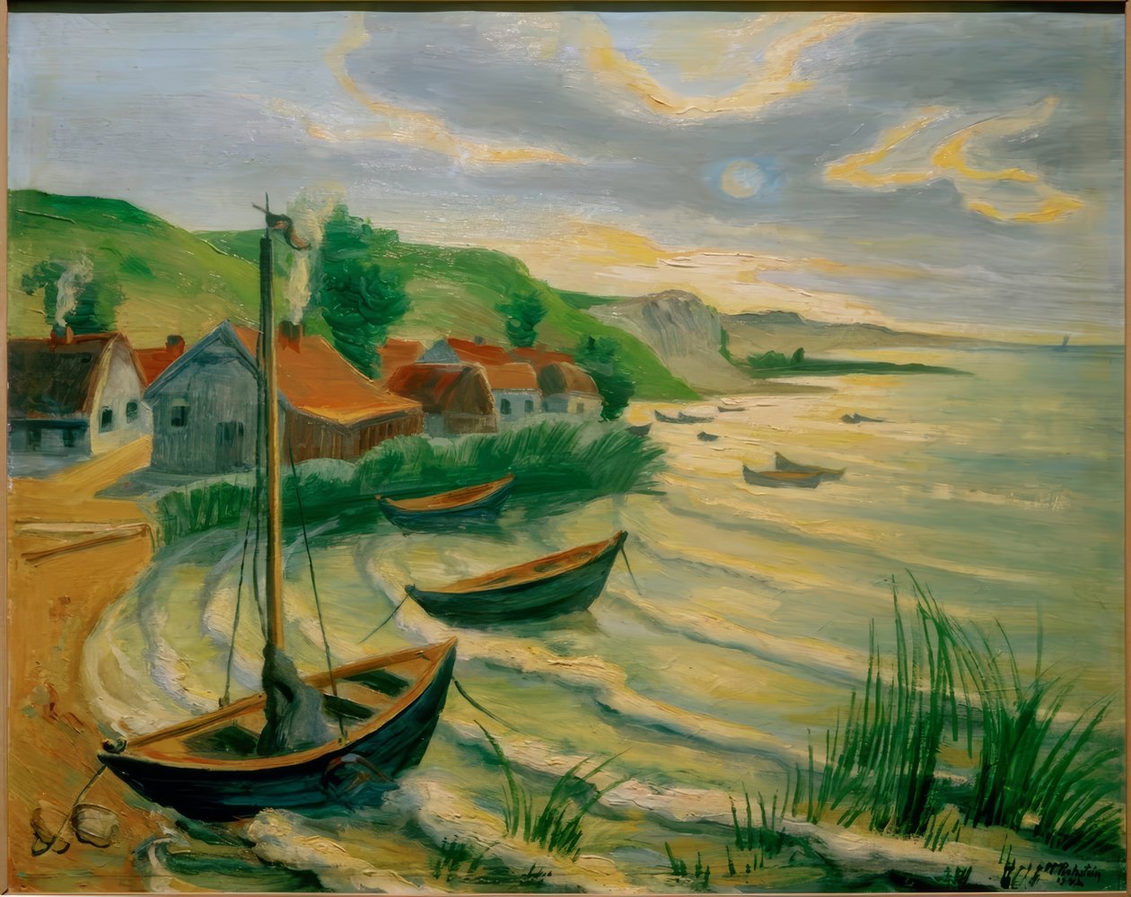 Sulla fresca laguna da Max Pechstein