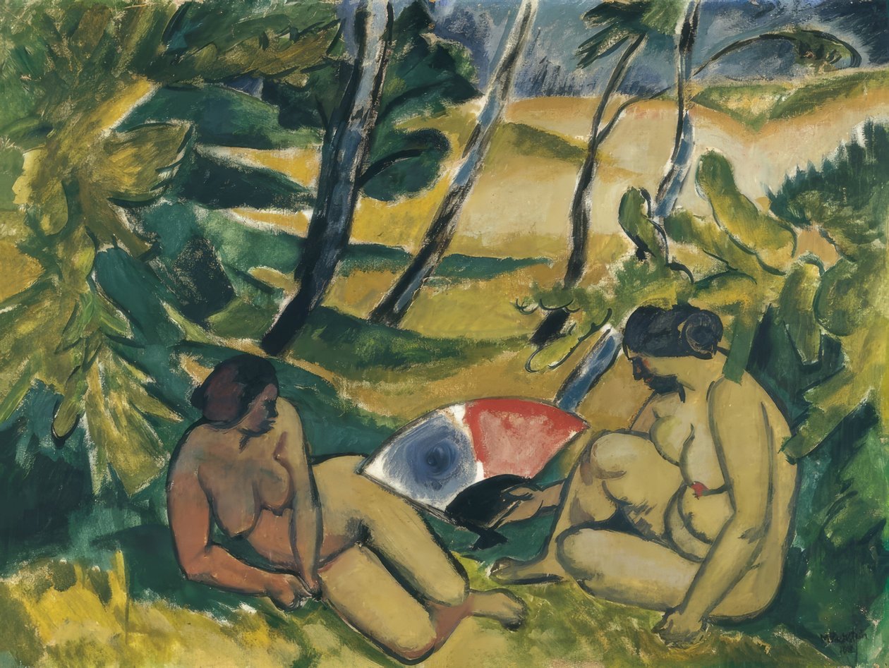 I bagnanti, 1912 da Max Pechstein