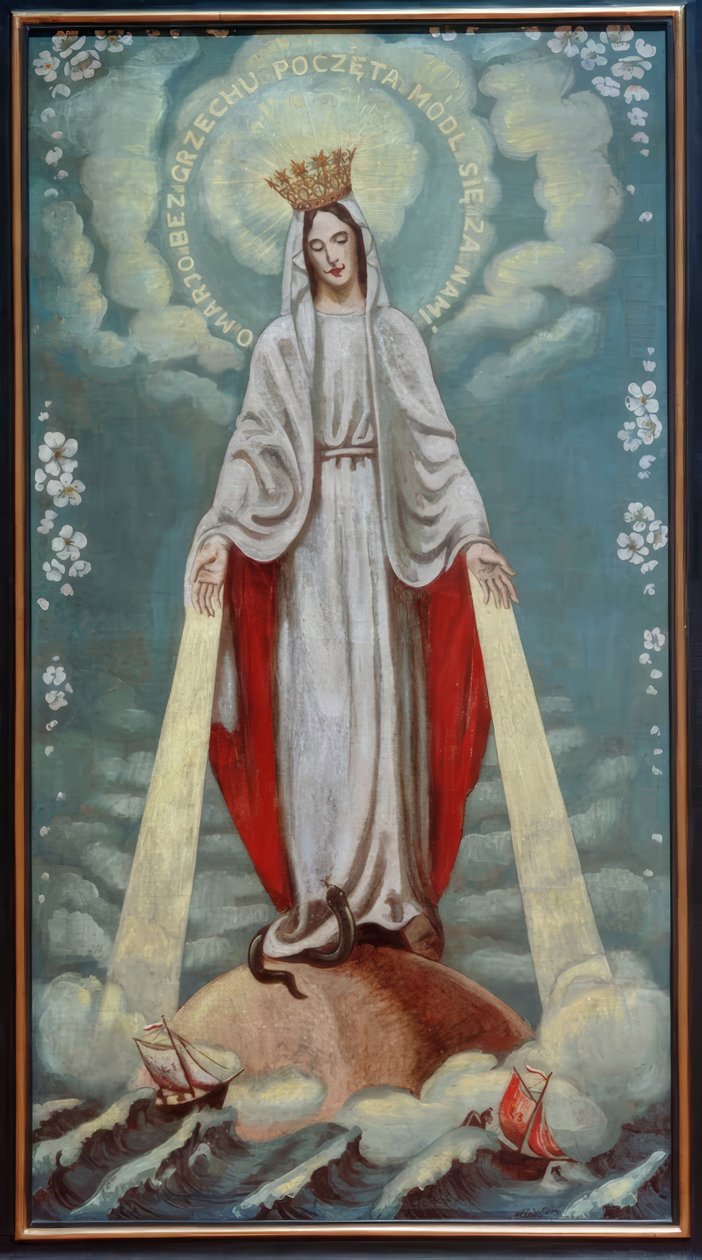 La Madonna come intercessore da Max Pechstein