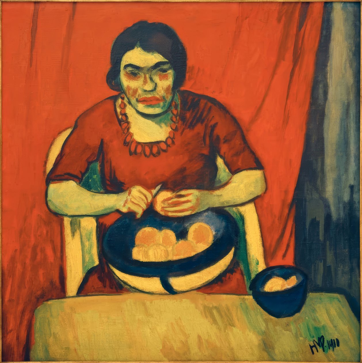 Die Orangenschale von Max Pechstein