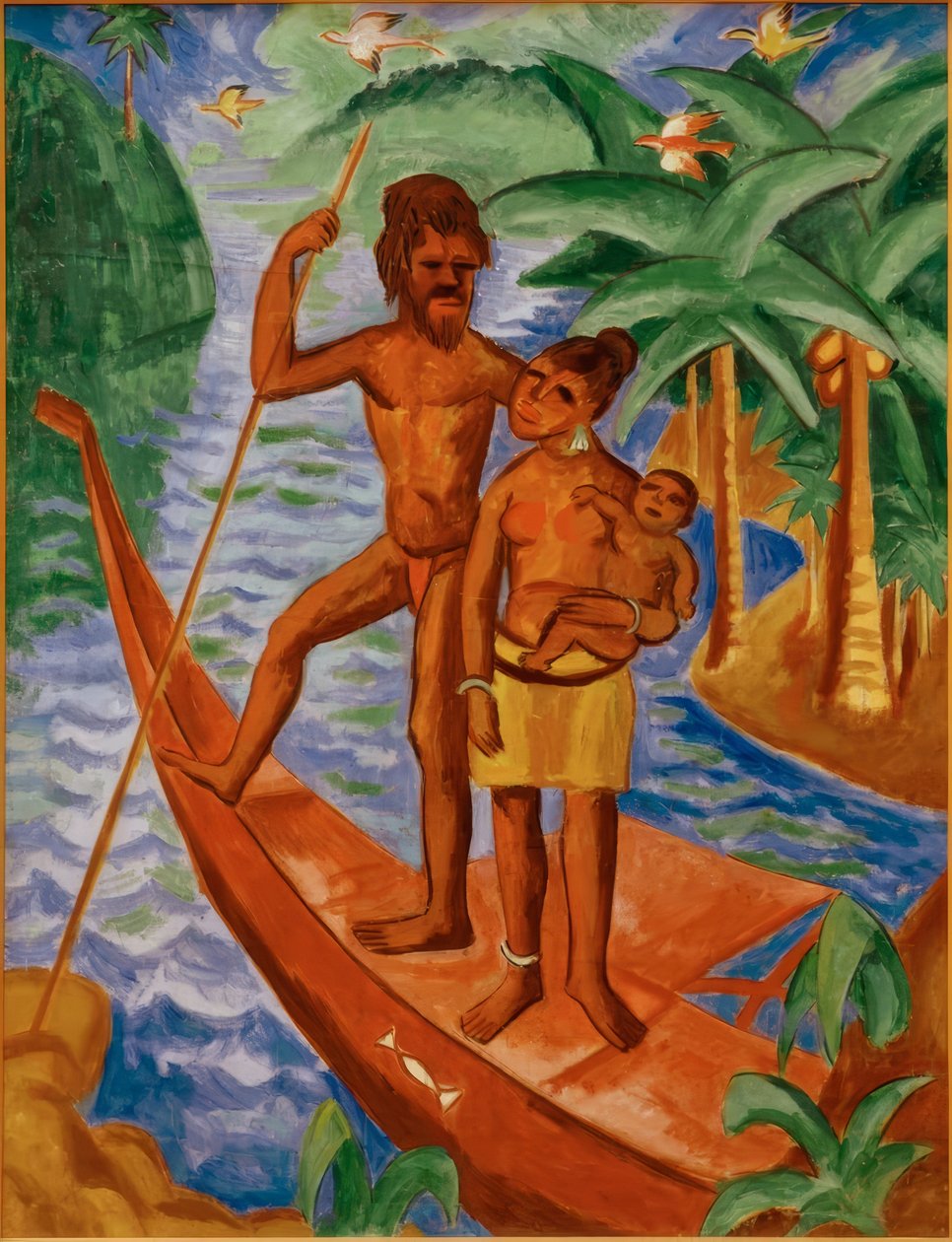 Coppia sposata a Palau da Max Pechstein