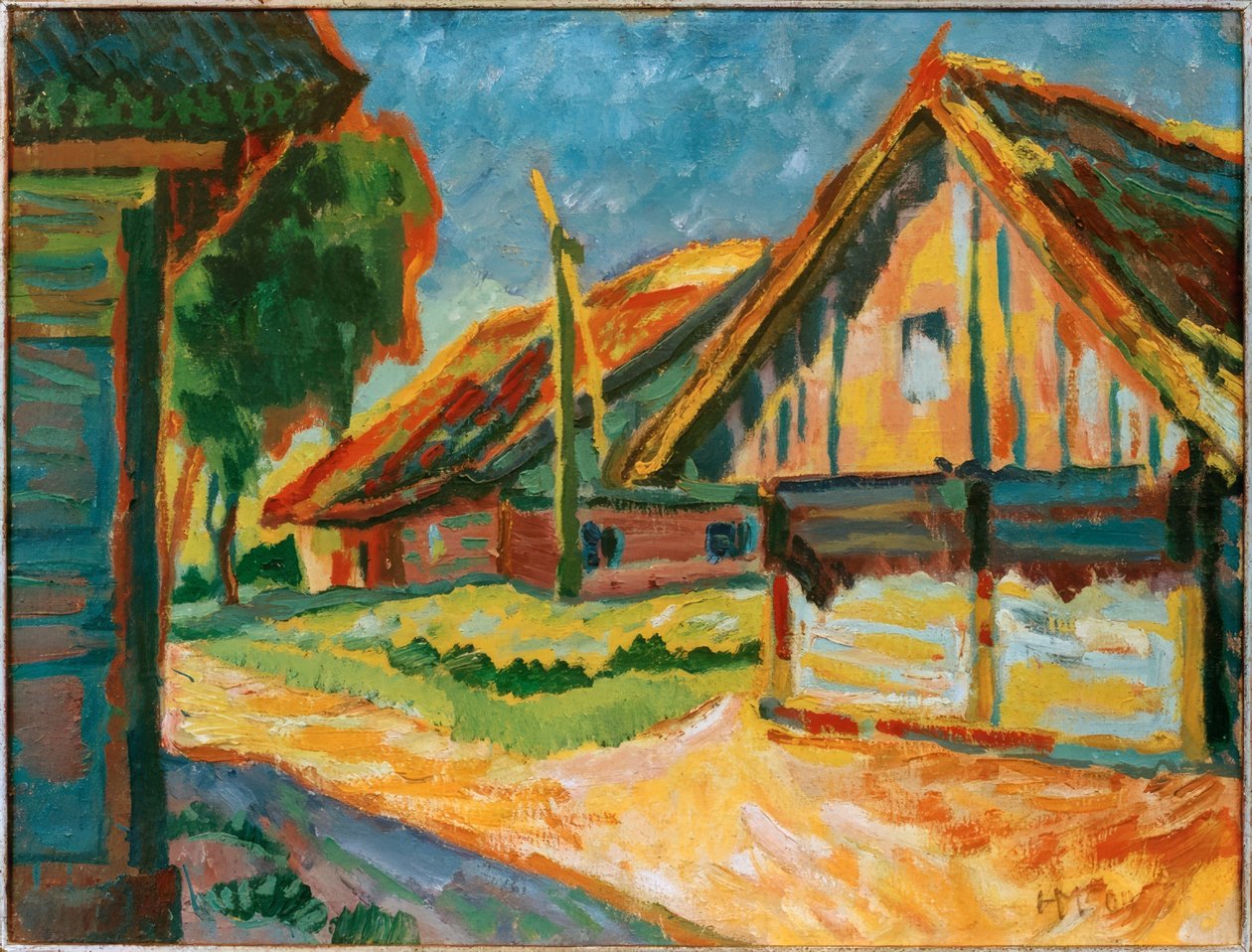 Hütten von Max Pechstein