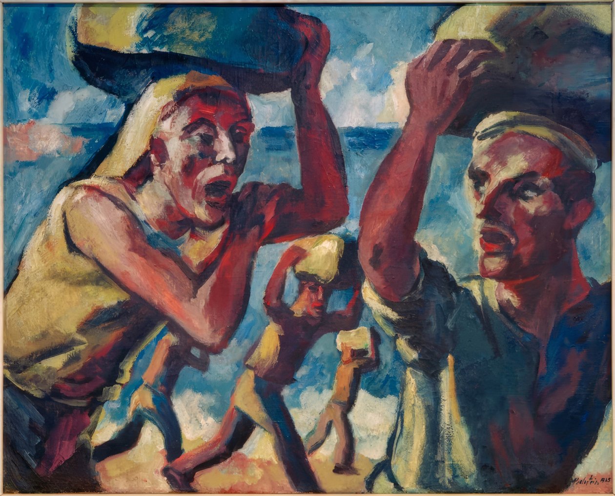 Portatori italiani di pietre da Max Pechstein