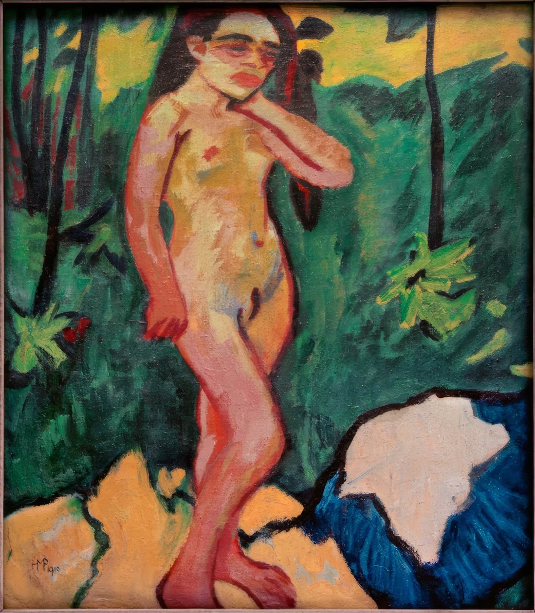 Ragazza nel bosco da Max Pechstein