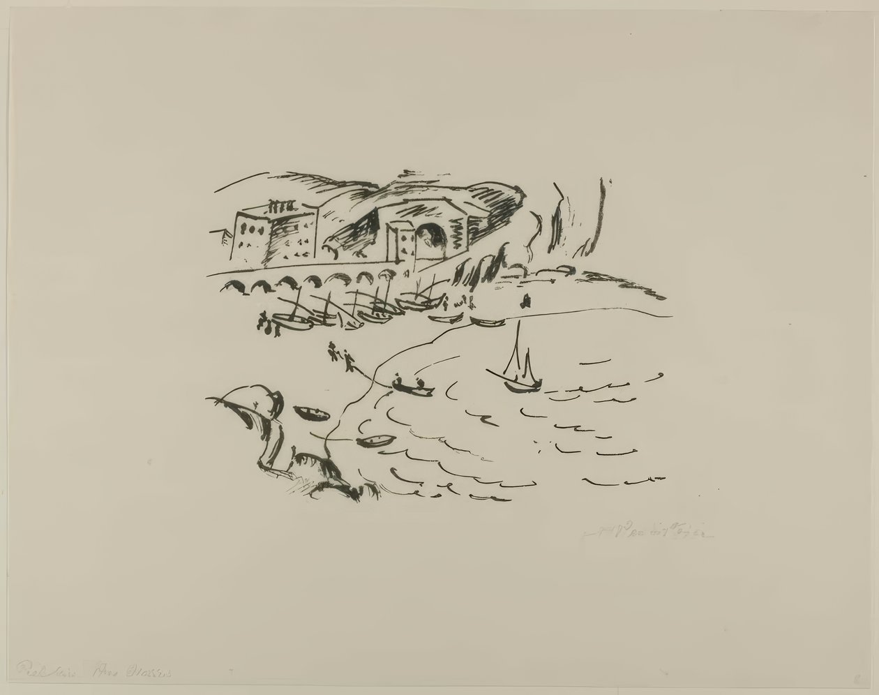 Baia di Monte Rosso, da Foto di viaggio: Italia-Mare del Sud da Max Pechstein