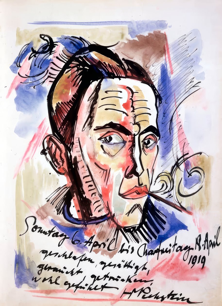 autoritratto da Max Pechstein