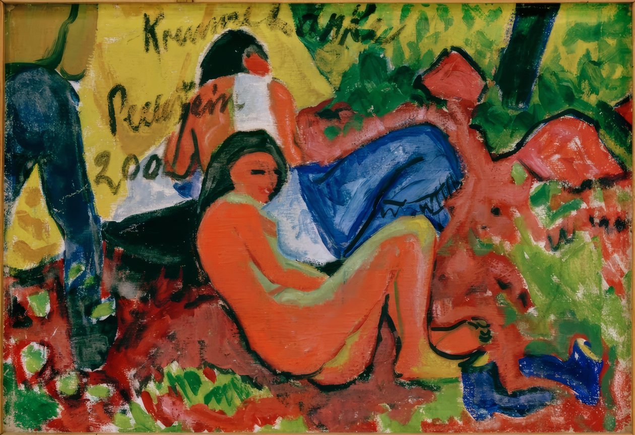 Due nudi femminili da Max Pechstein
