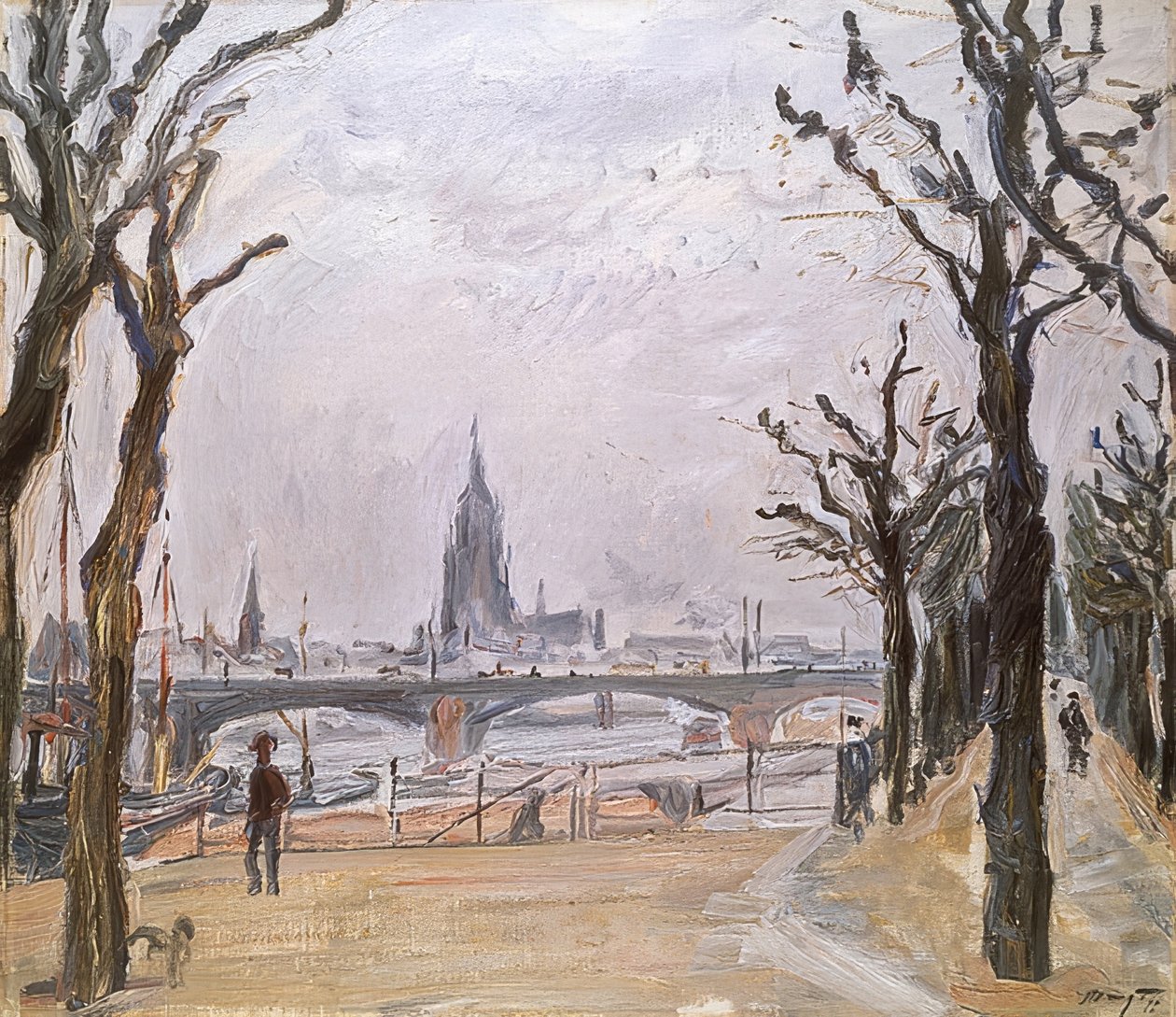 Veduta di Francoforte da Max Slevogt