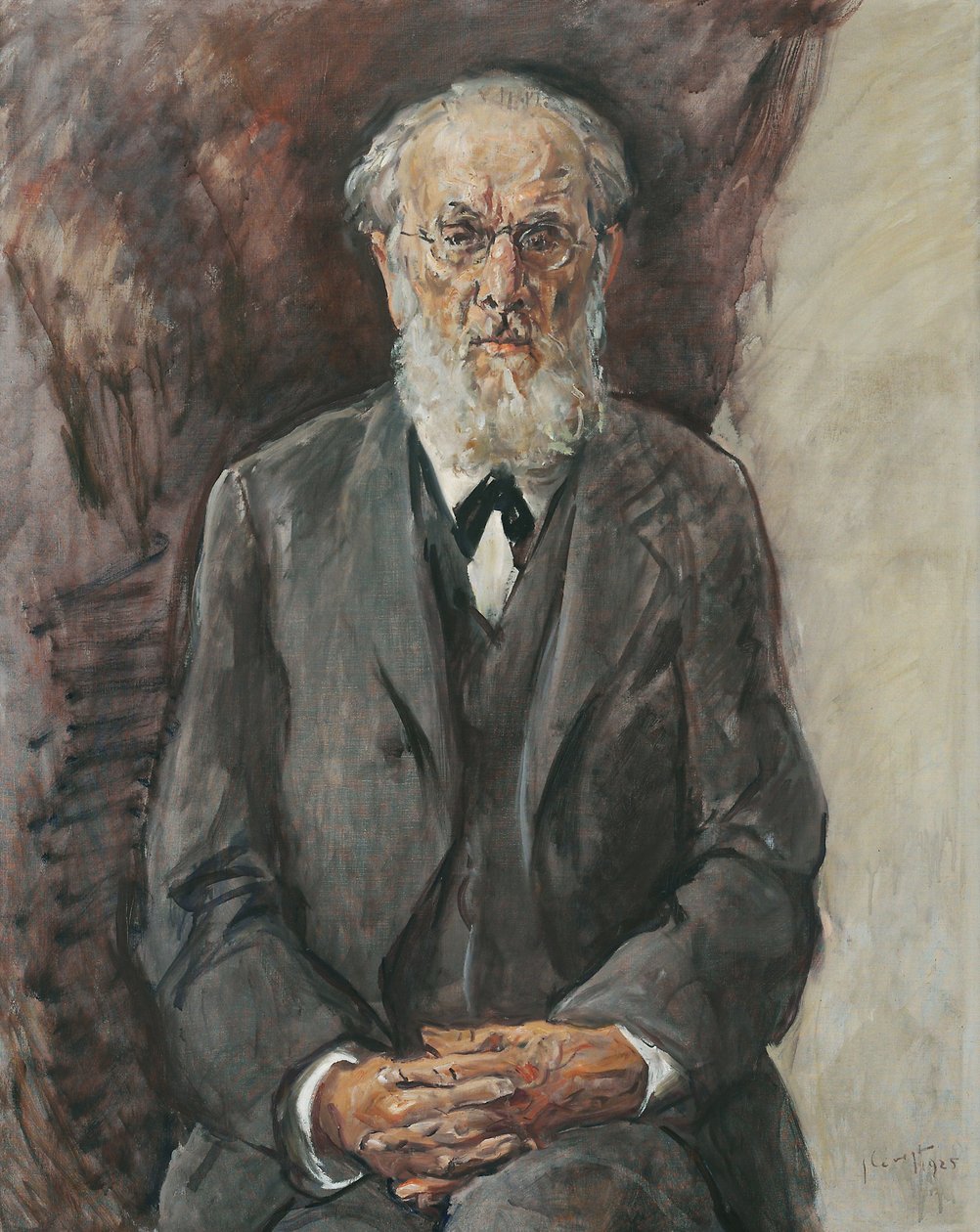Ritratto del professor Carl Stumpf da Max Slevogt