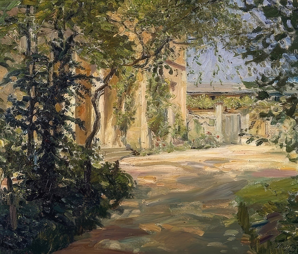Casa di campagna a Godramstein da Max Slevogt