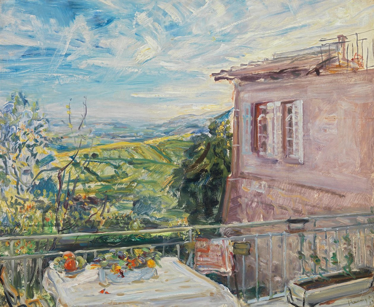 Terrazza a Neukastel da Max Slevogt