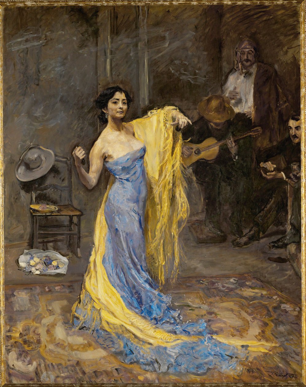 The dancer Marietta di Rigardo … (oil on canvas) da Max Slevogt