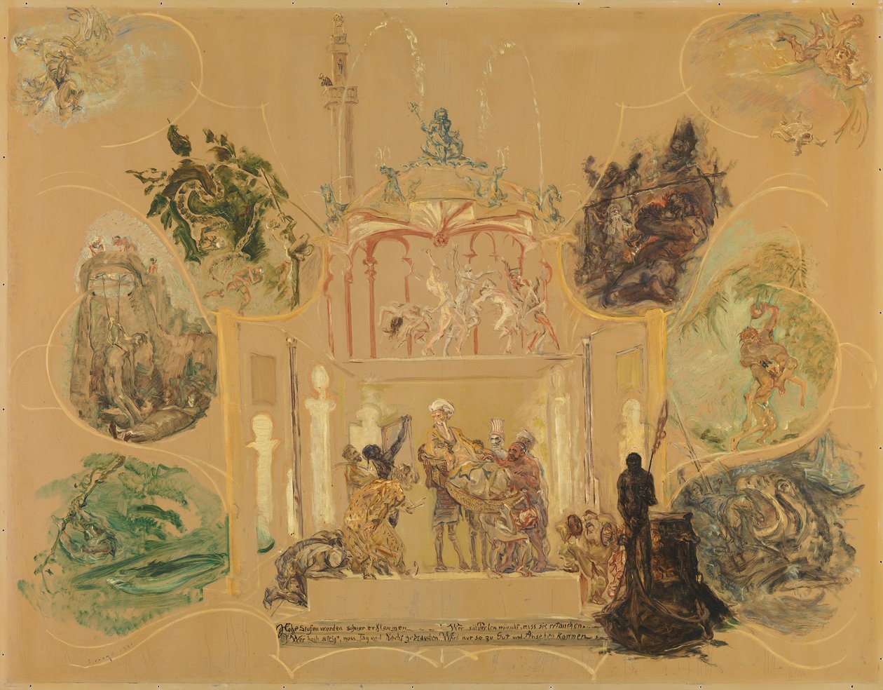 Theatervorhang da Max Slevogt
