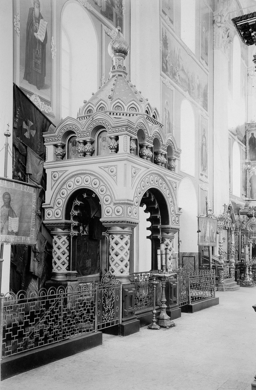 Tomba di Minin nella Cattedrale del Salvatore nel Cremlino di Nizhny Novgorod, Russia, 1896 da Maxim Dmitriev