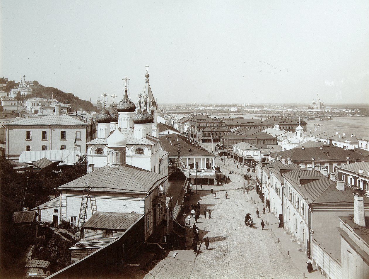 La Chiesa della Natività di Giovanni il Precursore, Nizhny Novgorod, Russia, 1896 da Maxim Dmitriev