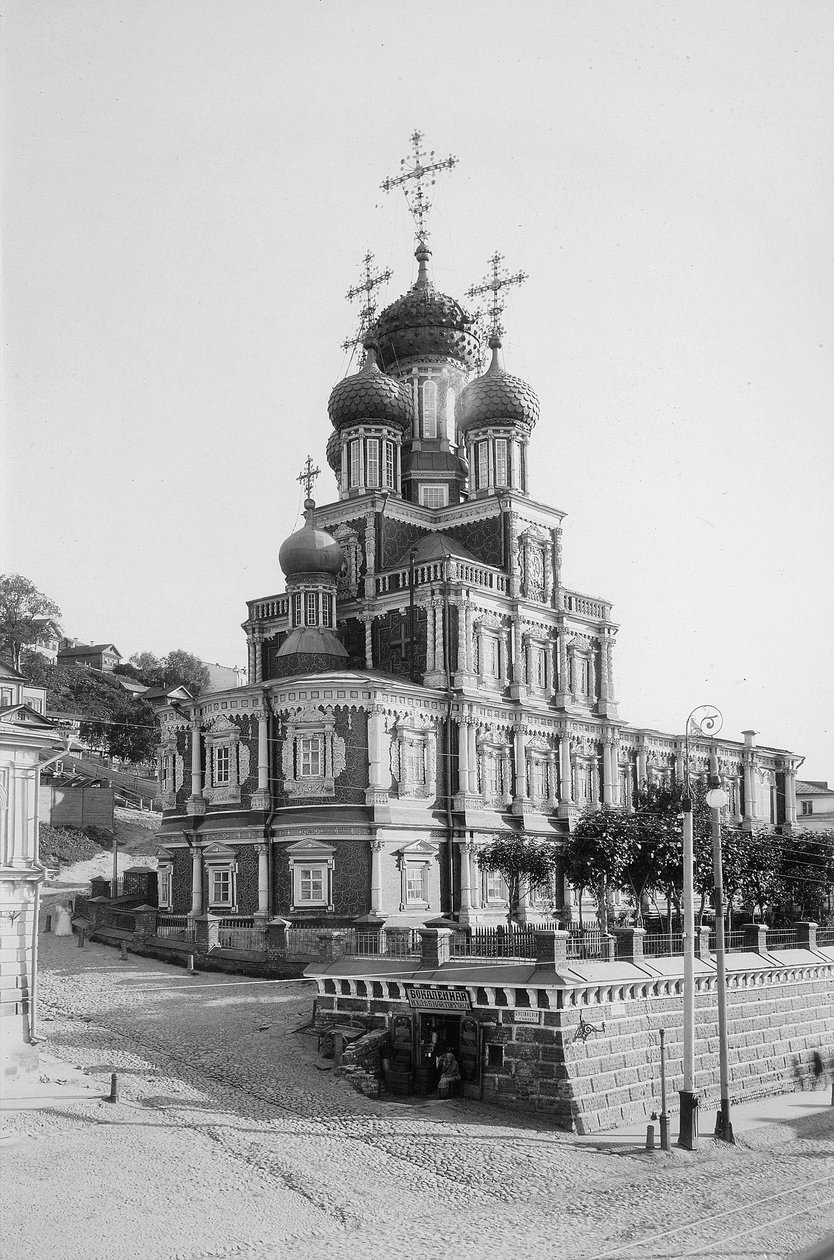 Chiesa della Natività della Vergine Stroganov, Nizhny Novogorod, Russia, 1896 da Maxim Dmitriev