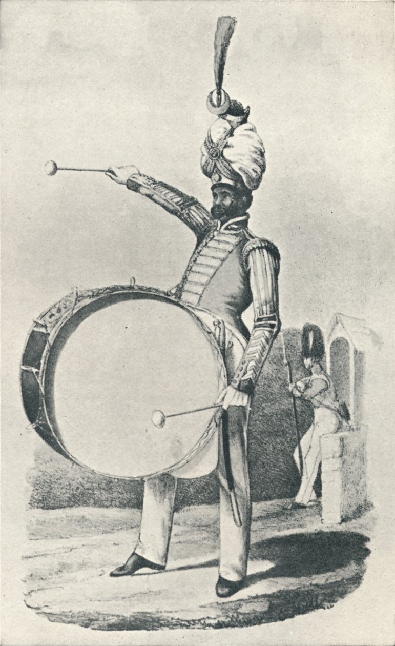 Granatieri, Tamburino 1829 da Maxim Gauci