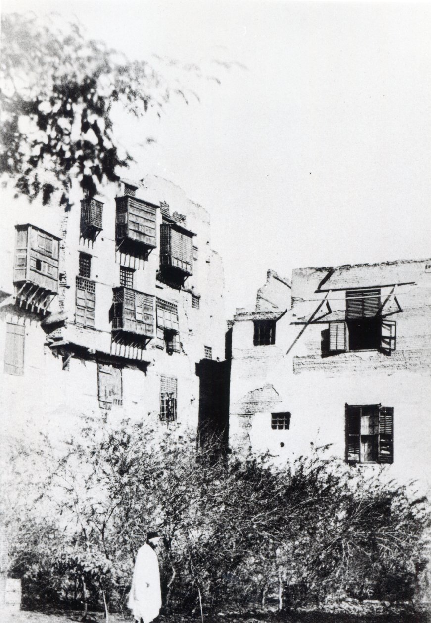 Gustave Flaubert (1821-80) al Cairo, 9 gennaio 1850 da Maxime Du Camp