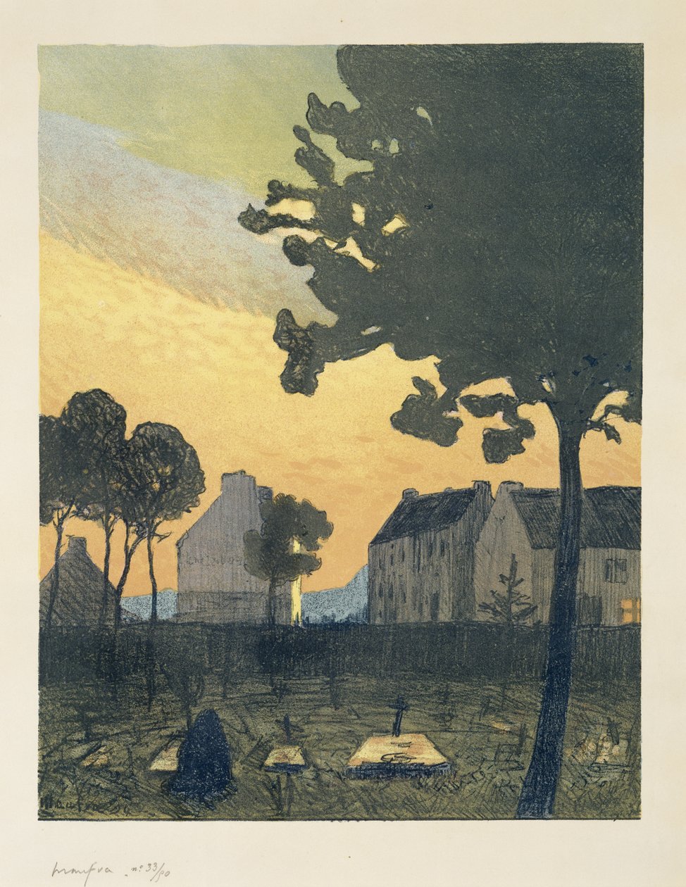 Paesaggio di sera da Maxime Emile Louis Maufra