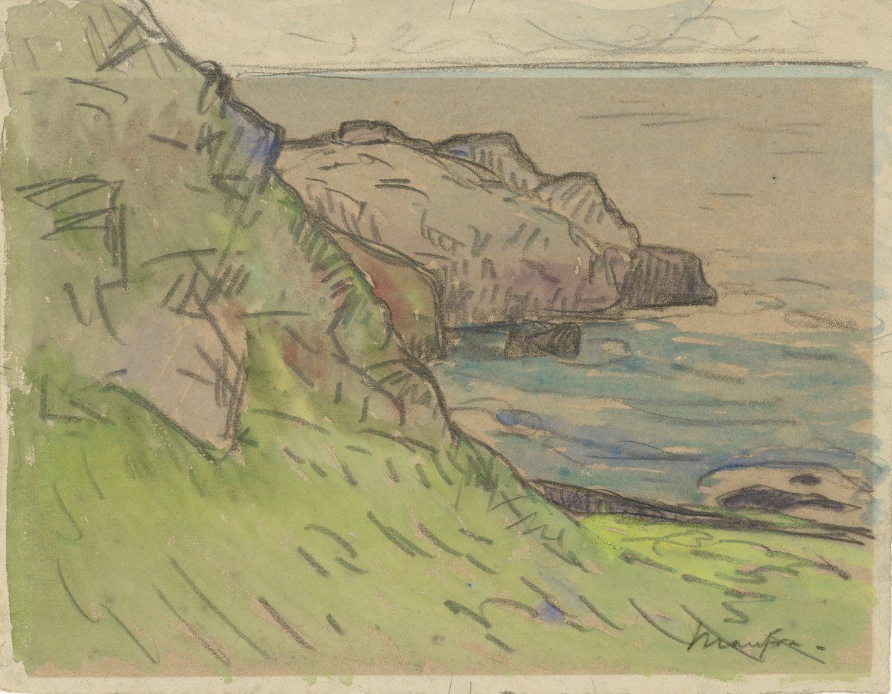 Costa rocciosa in Bretagna da Maxime Camille Louis Maufra