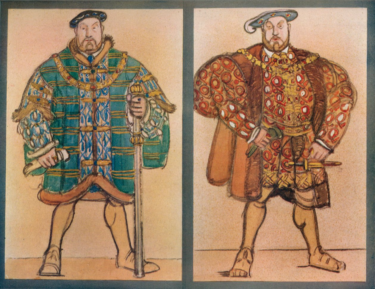 Costumi per Enrico VIII, Théâtre de l