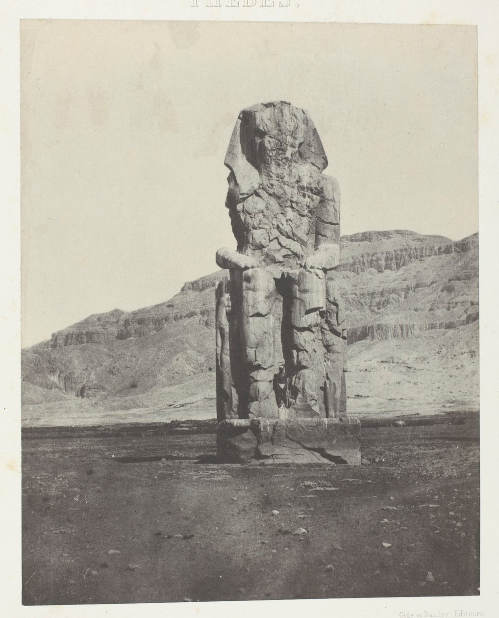 Gournah, Colosso monolitico di Amenopht III; Tebe, lastra 56 dall
