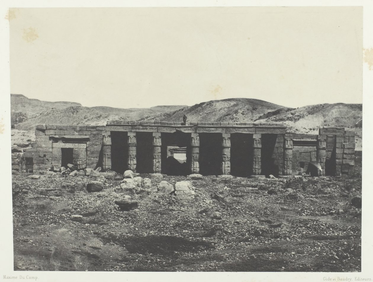 Gournah, Palazzo di Merenptah I, Tebe da Maxime Du Camp
