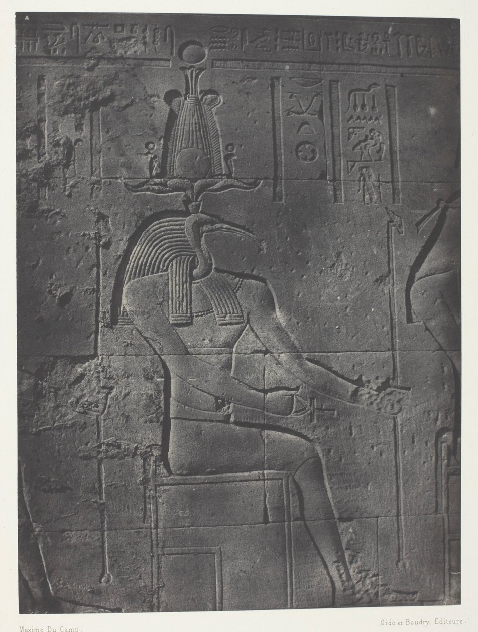 Grande Tempio di Iside a Philoe, Tôth Ibiocéphale; Nubia, lastra 79 dall