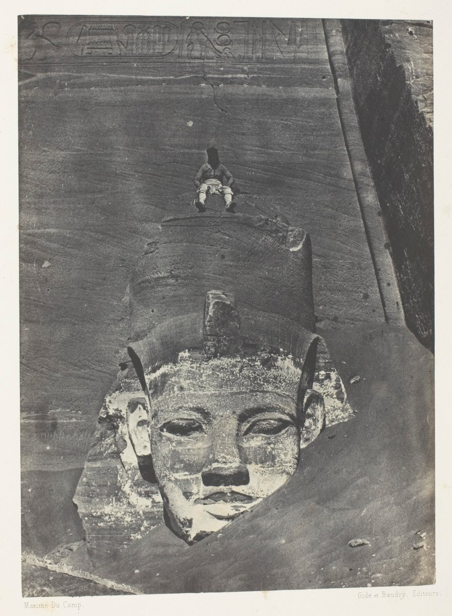 Ibsamboul, Colosse Occidental Du Spéos De Phrè; Nubia, lastra 107 dall