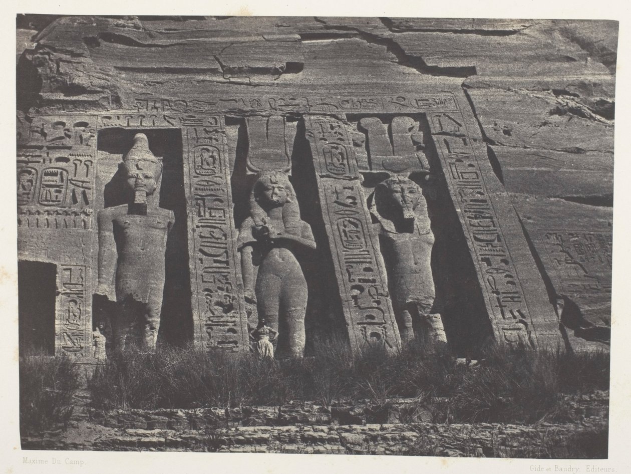 Ibsamboul, parte settentrionale dello speos di Hathor; Nubia, tavola 108 dall