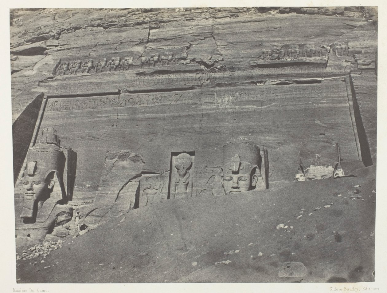 Ibsamboul, Vue Générale Du Grand Spéos De Phrè; Nubie, lastra 102 dall