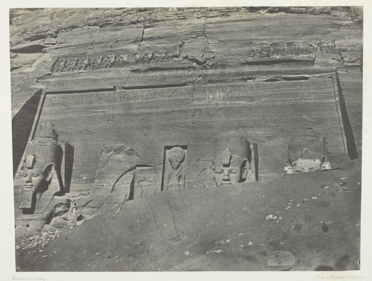 Ibsamboul, Vue Générale Du Grand Spéos De Phrè; Nubie, lastra 102 dall