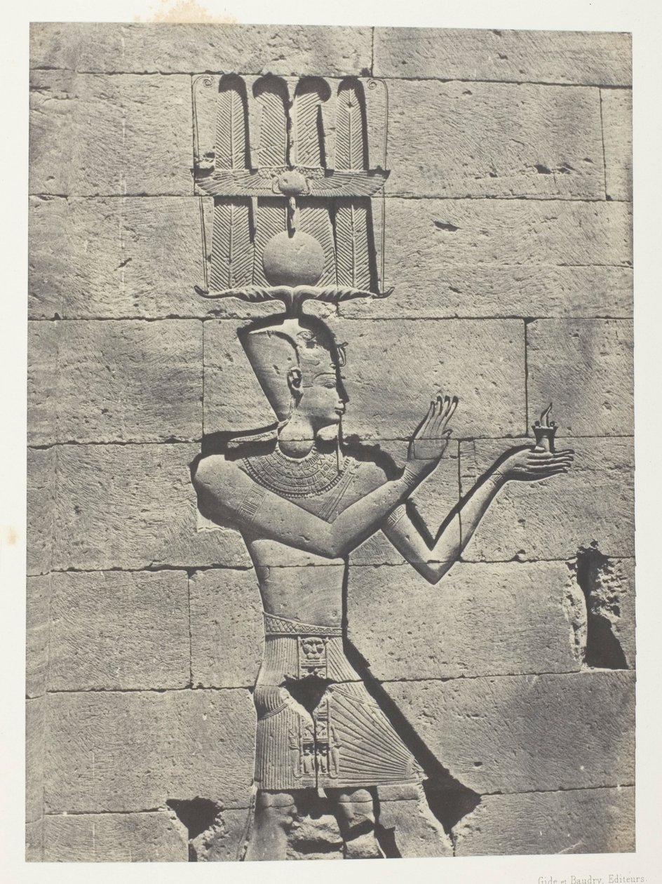 Kalabscheh, Sculptures De La Façade Postérieure Du Temple; Nubie, lastra 91 dall